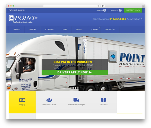 PDS WP theme - pointdedicated.com