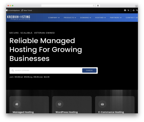 PHOX WP theme - kre8ivhosting.com