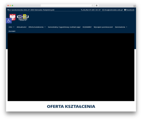 pogstudio top WordPress theme - ckuostrowiec.pl
