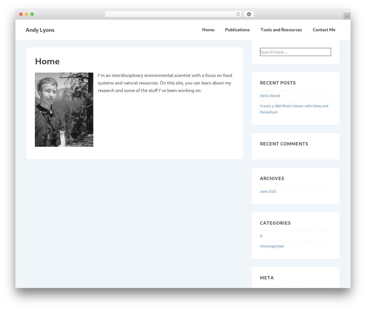 Responsive top WordPress theme - andylyons.org Responsive top WordPress theme - andylyons.org