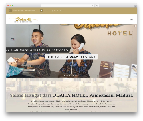Restinn WordPress theme - odaitahotel.com