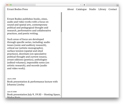 Simple-Audioplayer (simple-audioplayer) free WordPress plugin - errantbodies.org