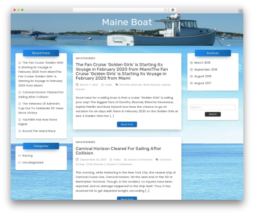 Shuban WordPress theme - maineboat.org Shuban WordPress theme - maineboat.org