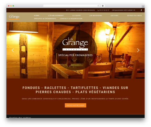Spoon shortcodes WordPress plugin - lagrange-restaurant.fr