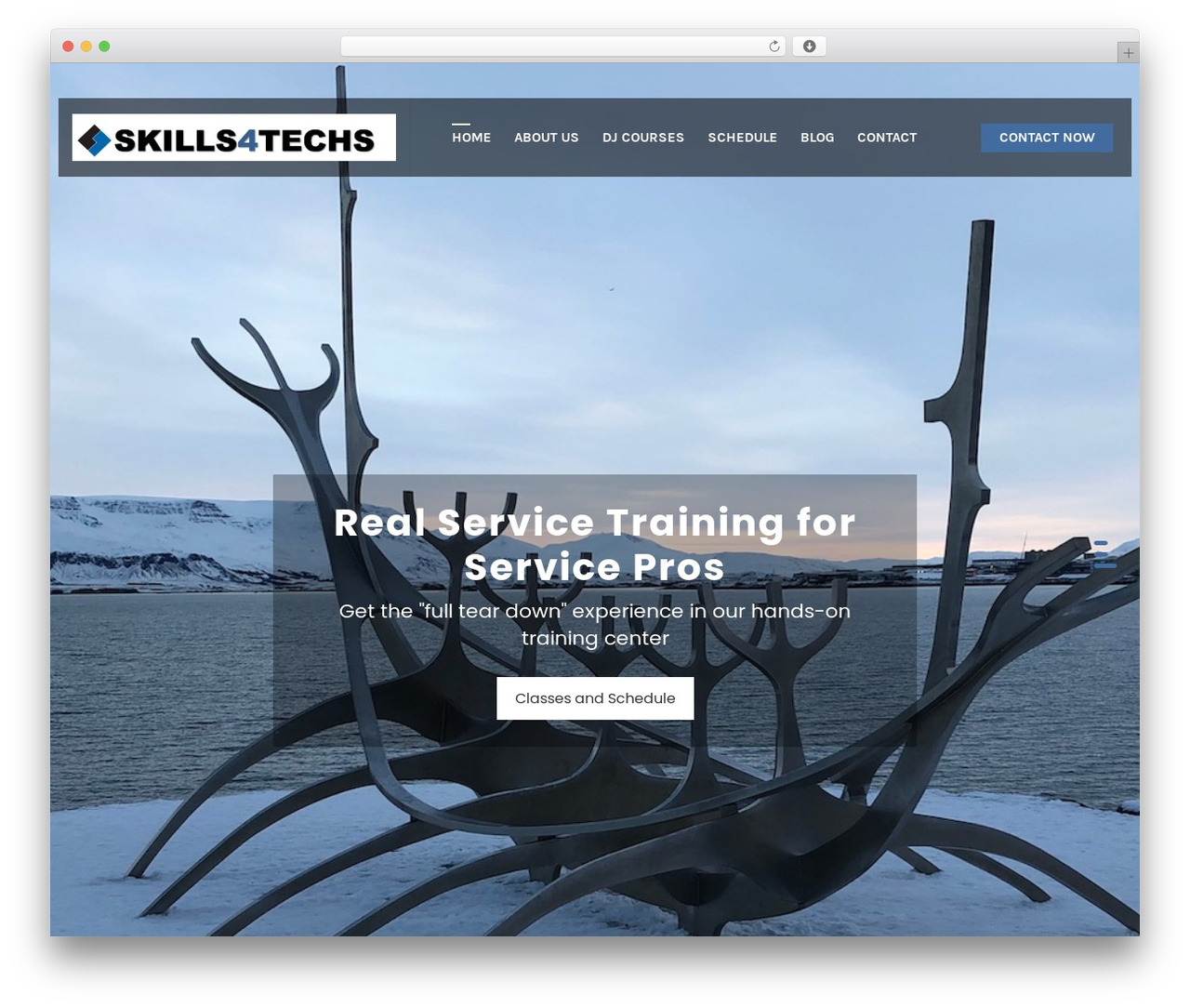 Square Plus WordPress page theme - skills4techs.com