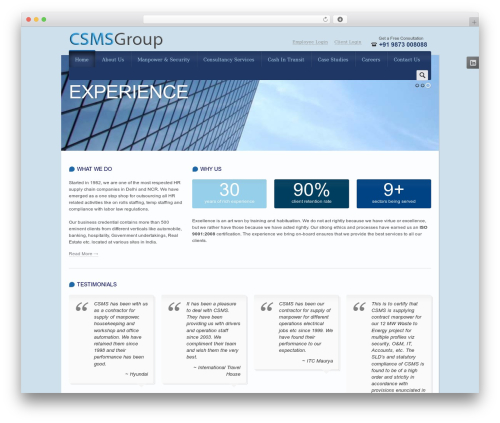 Studium theme WordPress - csmsgroup.com