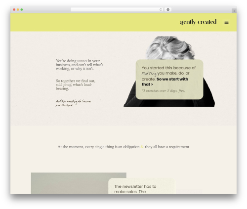 Theme WordPress Kadence - gentlycreated.com