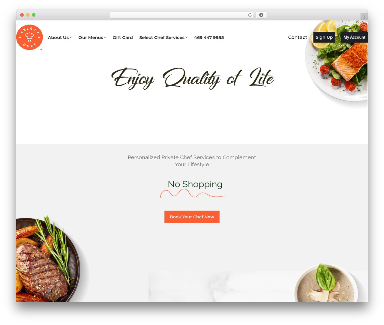 The7 WordPress theme - selectchef.com The7 WordPress theme - selectchef.com