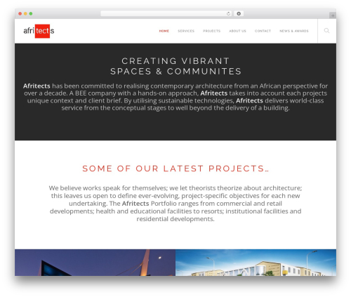 Theme WordPress Afritects - afritects.co