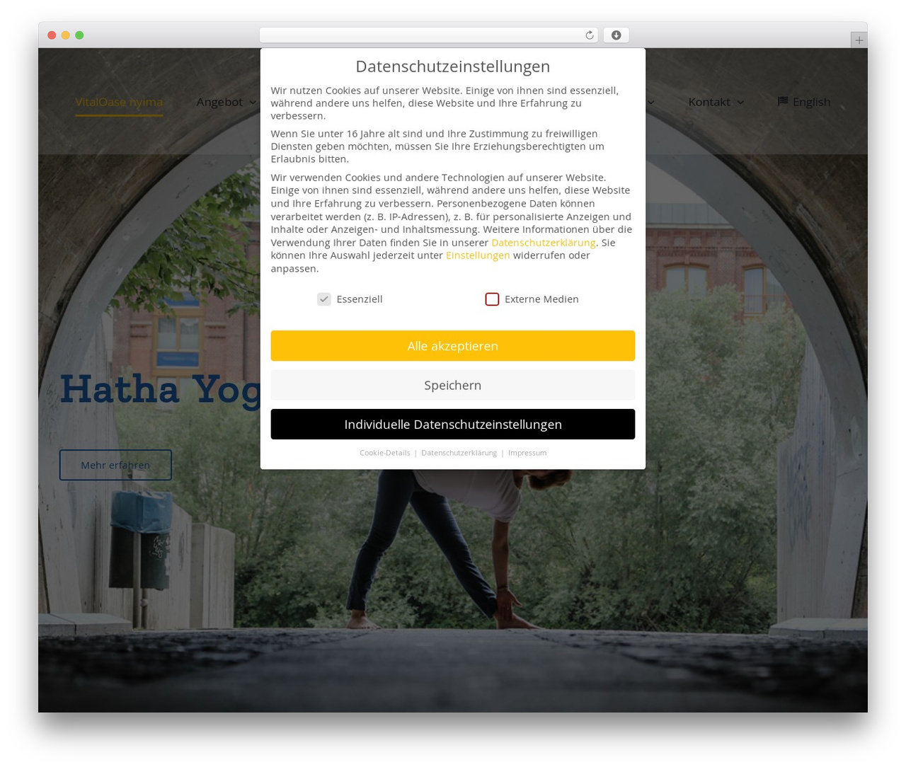 Theme WordPress Avada - vitaloase-nyima.de