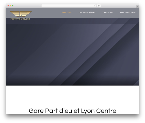 Chauffeur booking system WordPress plugin - transport-lyon-aeroport.fr