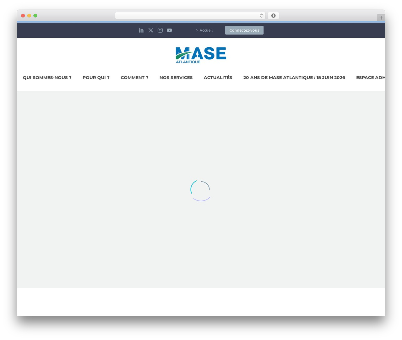 Theme WordPress TheGem - maseatlantique.fr