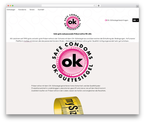 WordPress theme Studio - guetesiegel.ch