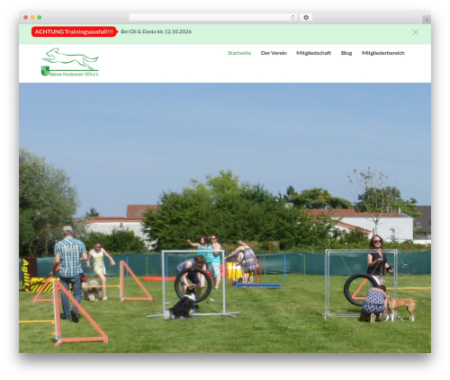 Announcement Bar (announcement-bar) free WordPress plugin - mainzer-hundeverein.de