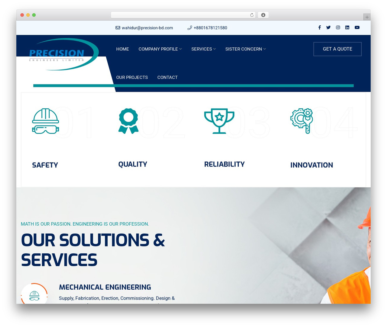 WordPress theme BildPress - precision-bd.com WordPress theme BildPress - precision-bd.com
