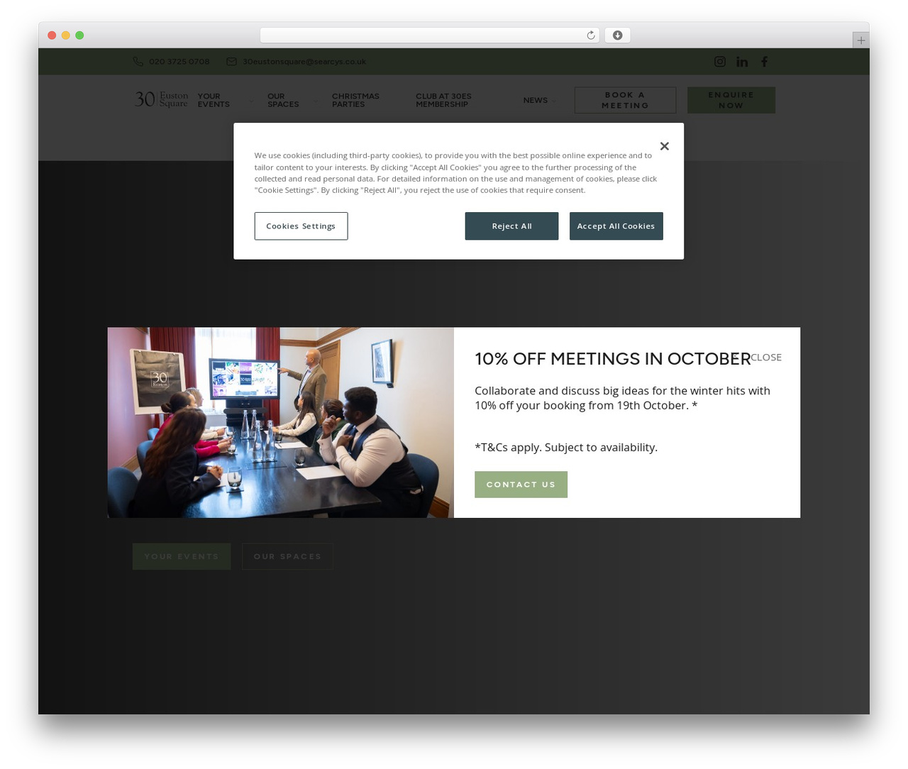 WordPress theme Chassis by Fanatic - 30eustonsquare.co.uk