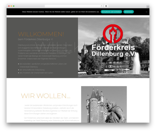 WordPress theme Divi - foerderkreis-dillenburg.de