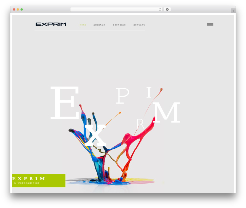 WordPress theme Ion - exprim.de