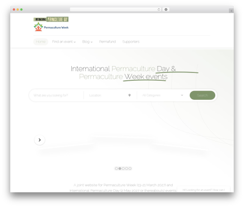 WordPress theme Listeo - permacultureday.org