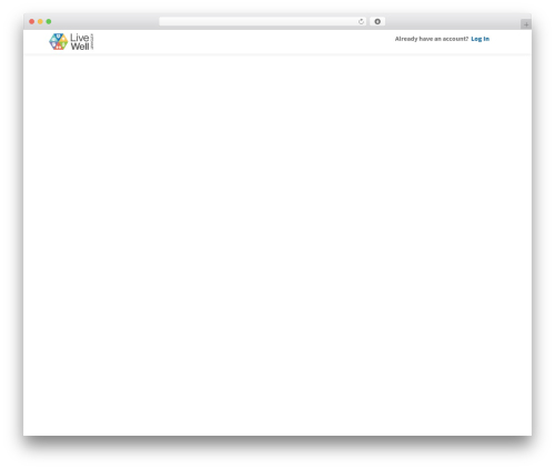 WordPress theme MWP - stewart.mywellportal.com/register