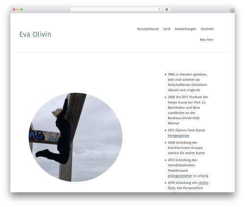 WordPress theme NanoSpace - evaolivin.de WordPress theme NanoSpace - evaolivin.de
