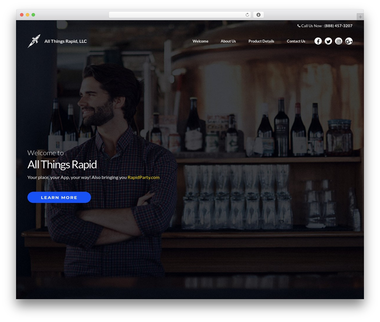WordPress theme Rapid - allthingsrapid.com