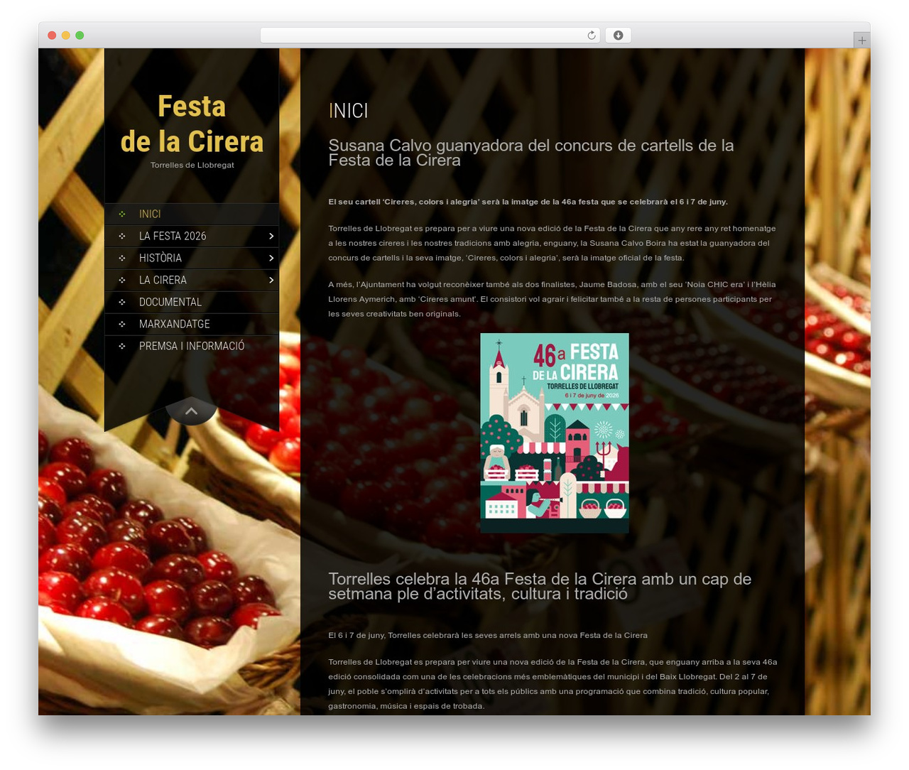 WordPress theme SKT Full Width - festacirera.cat