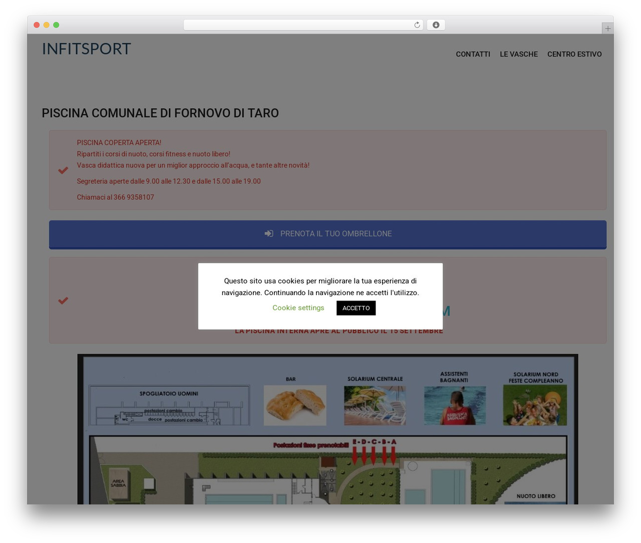 WordPress theme SwimmingPool - infitsport.it