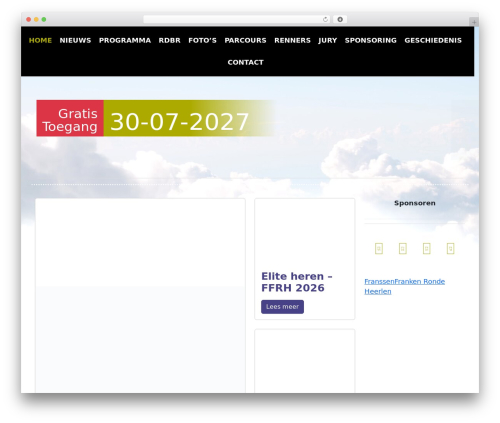 WordPress website theme FFRH WP-Theme - franssenfrankenrondeheerlen.nl