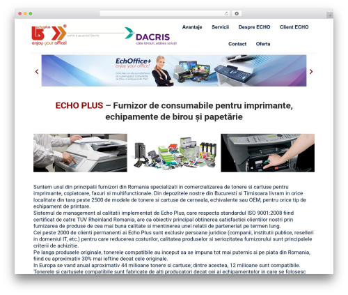 The7 block editor WordPress plugin - echoplus.ro