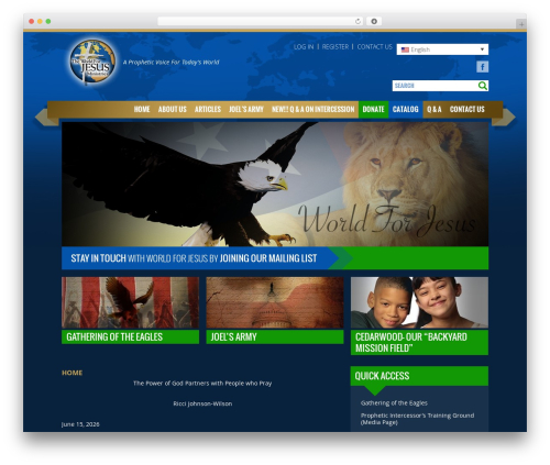 worldforjesus WordPress theme - worldforjesus.org