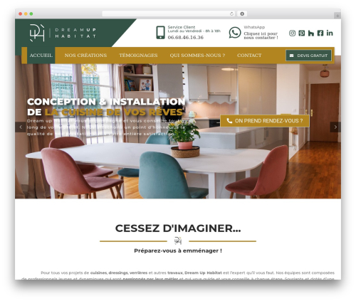 WP theme constructo - dream-up-habitat.com