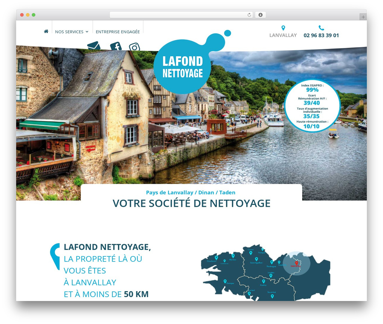 WP theme Thème ALANCIA - nettoyage-lafond.com