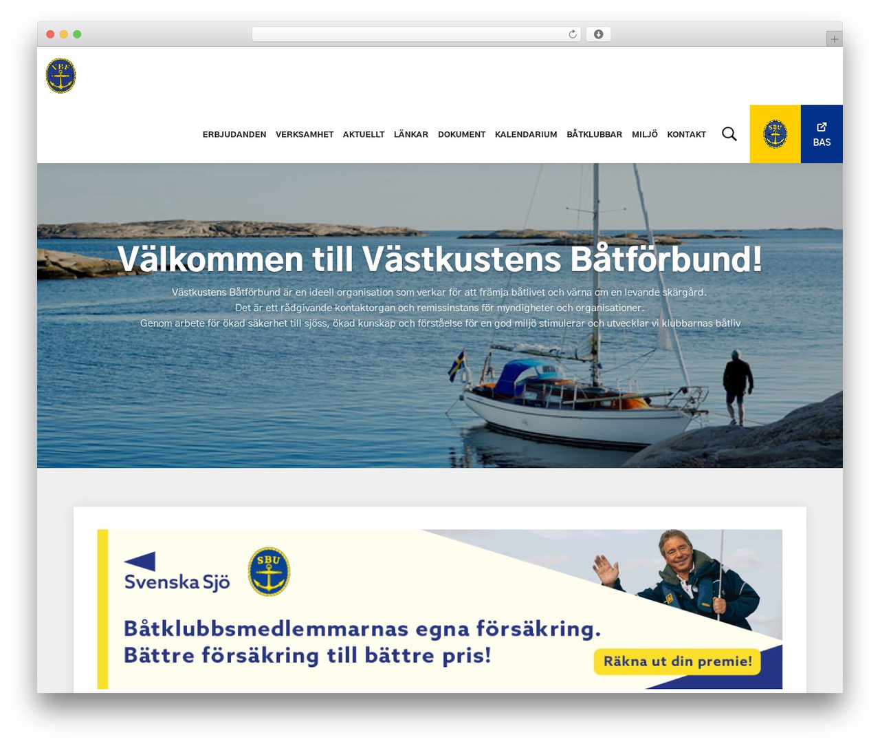 Båtförbund theme WordPress - vastkustensbf.se Båtförbund theme WordPress - vastkustensbf.se