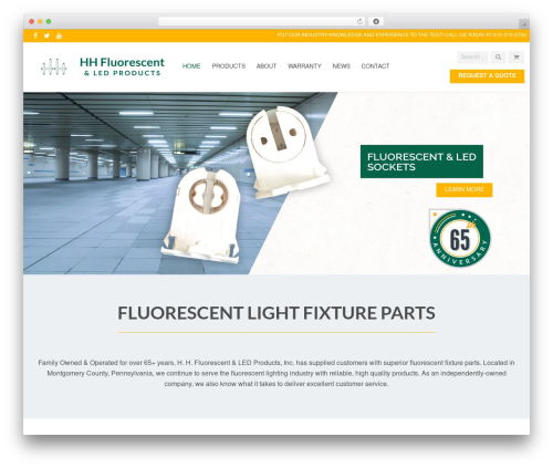 Blaszok WordPress store theme - hhfluorescentparts.net