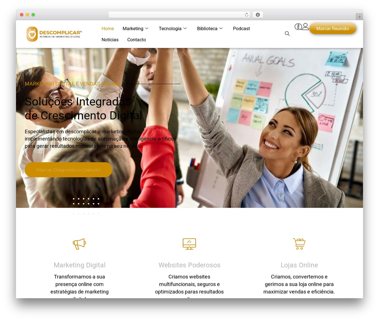 Hello Elementor theme WordPress - descomplicar.pt