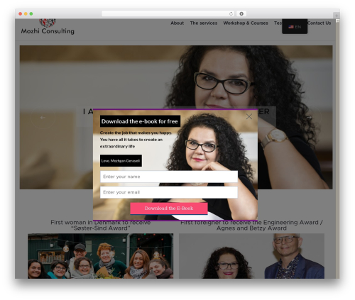 Learnify WordPress theme design - mozhiconsulting.com