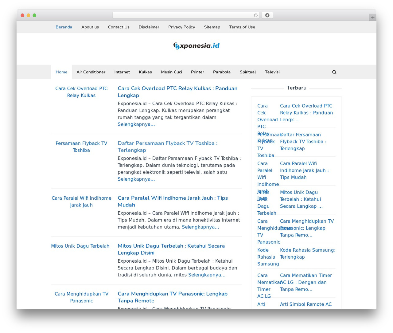 Superfast theme WordPress - exponesia.id