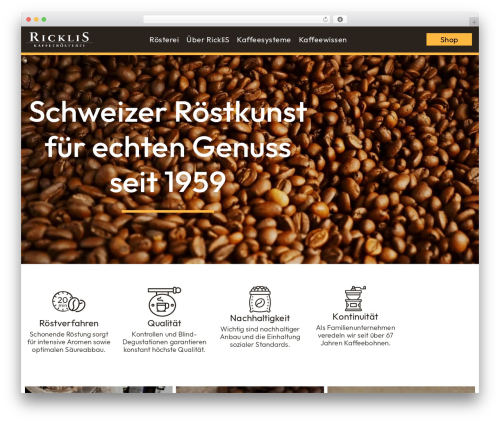 Theme WordPress Hello Elementor - www.ricklis.ch