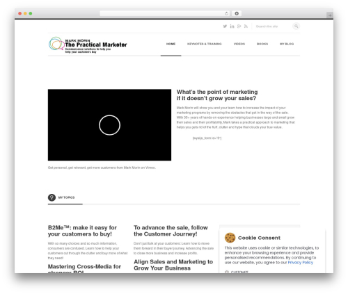 Theme WordPress Goodwork - markmorin.ca