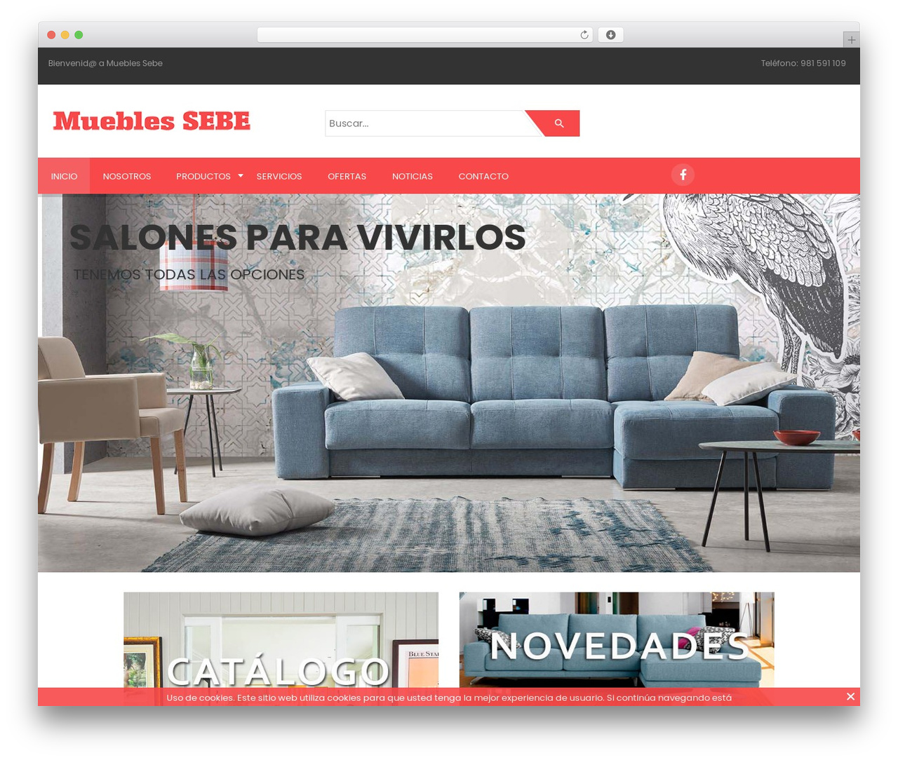 Theme WordPress VG Sofasy - mueblessebe.com Theme WordPress VG Sofasy - mueblessebe.com