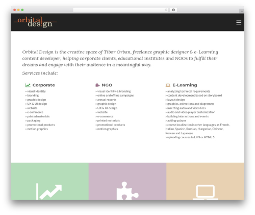 WordPress theme Flora - orbitaldesign.ro