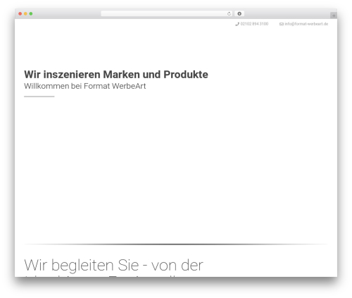 Wvt WordPress plugin - formatwerbeart.de