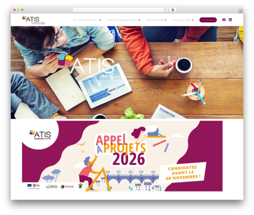 ATIS WordPress theme design - atis-asso.org