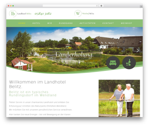 Bootstrap Theme for Wordpress WordPress theme - landhotel-belitz.de