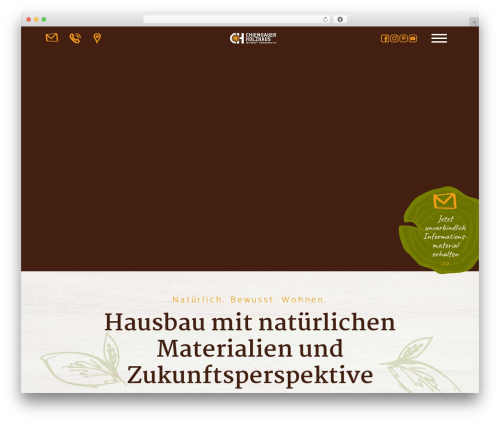 Canvas theme WordPress - chiemgauer-holzhaus.de