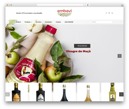 EMBAVI Wordpress theme WP theme - embavi.com.br