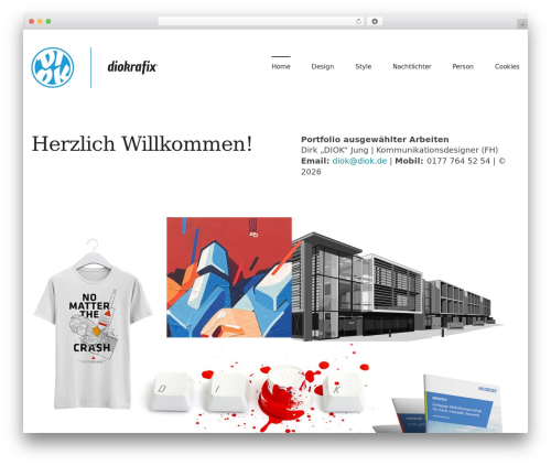 Essu WordPress theme - diok.de