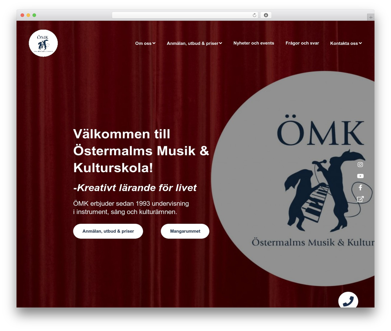 Generation theme WordPress - ostermalmsmk.se