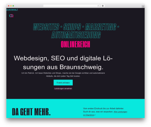Hello Elementor WordPress shop theme - onlinereich.com
